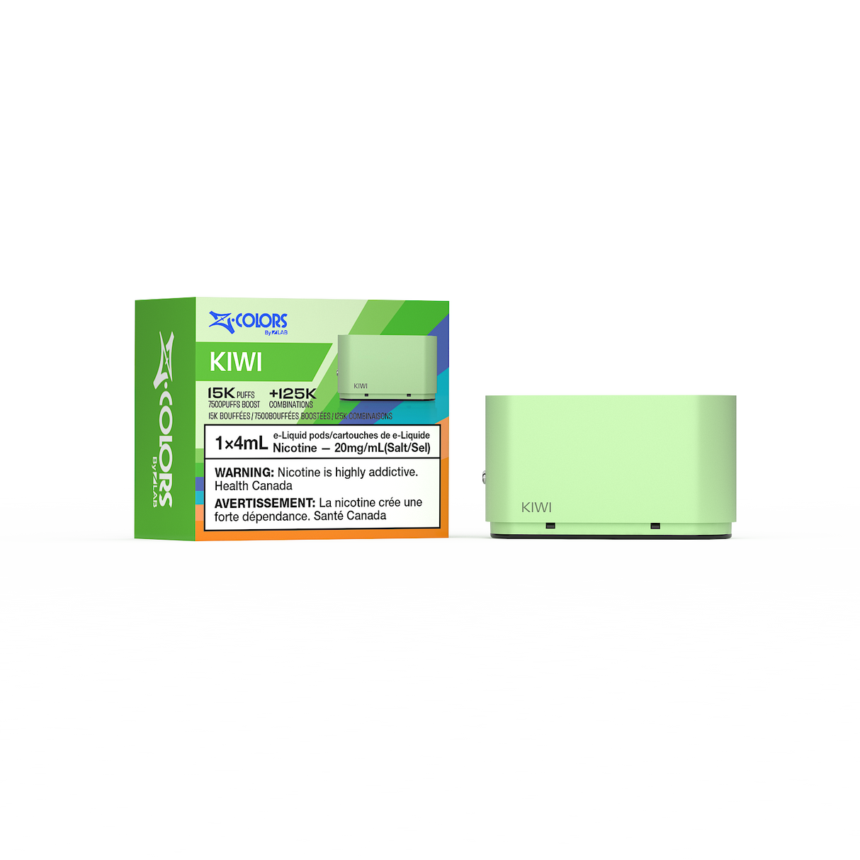 ZColors By ZLand Vape Pod - Kiwi - 15K Puffs