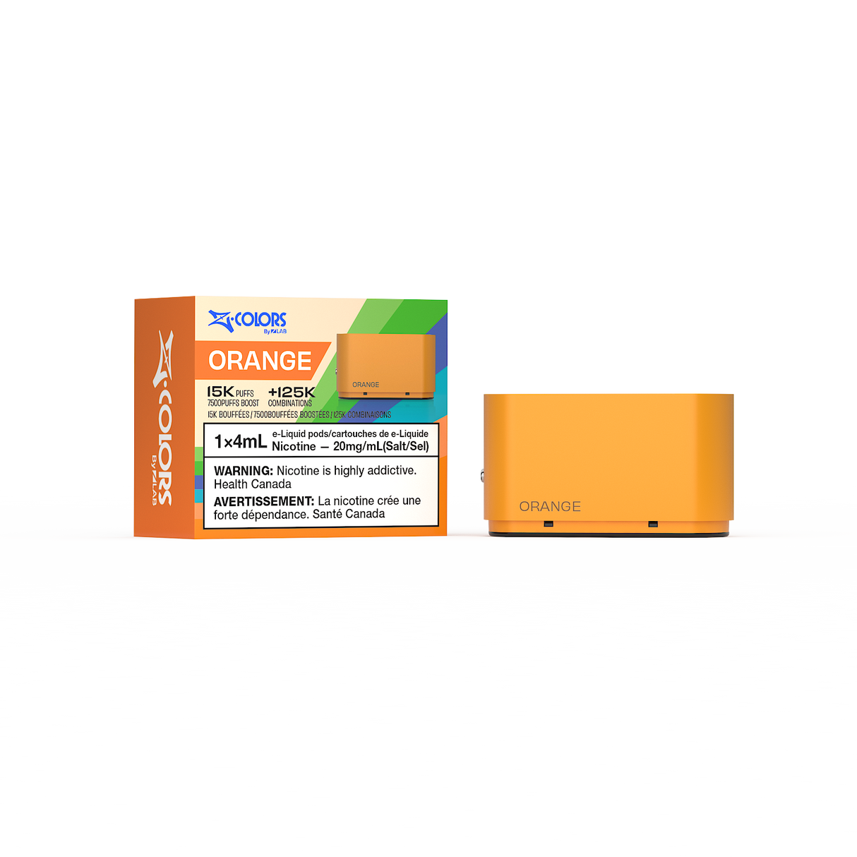 ZColors By ZLand Vape Pod - Orange - 15K Puffs