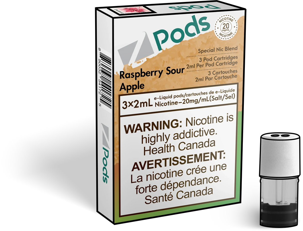RASPBERRYSOUR APPLE - Z PODS ( SUPREME NIC BLEND)