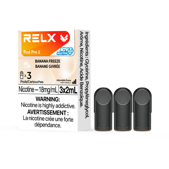 RELX Pod Pro 2 - Banana Freeze (3 Pack)