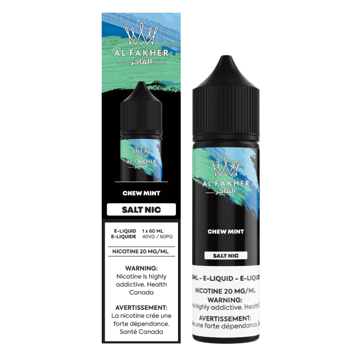Chew Mint 3mg AL Fakher Freebase Juice 60mL