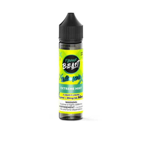 Flavour Beast E-liquid Nic Salt Extreme Mint Iced 60ml bottle