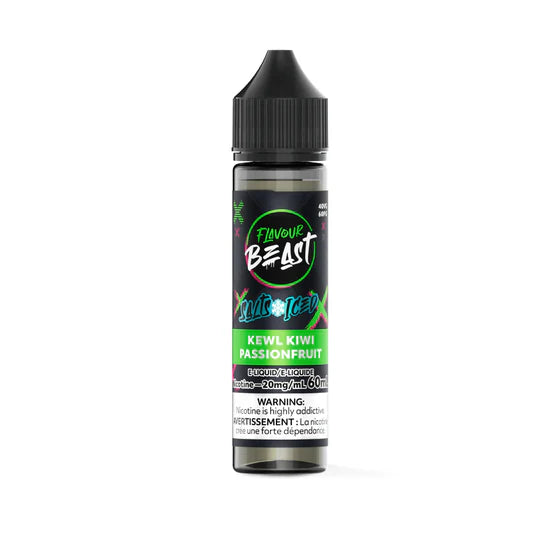Flavour Beast Salt Juice E-Liquid - Kewl Kiwi Passionfruit Iced