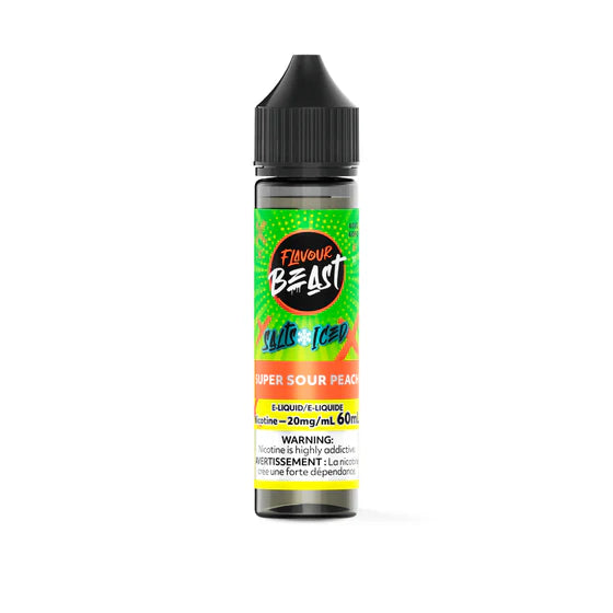 Flavour Beast Salt Juice E-Liquid - Super Sour Peach
