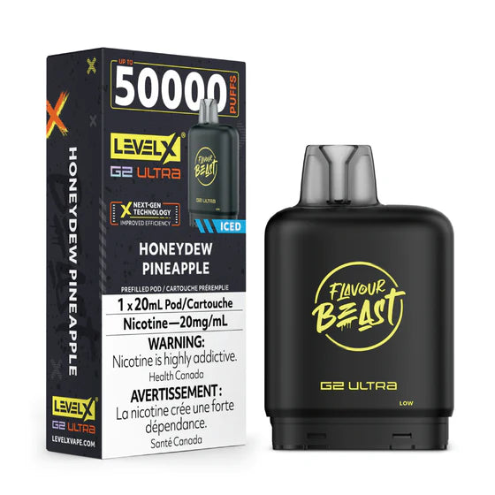 Level X Flavour Beast G2 Ultra - Honeydew Pineapple Iced