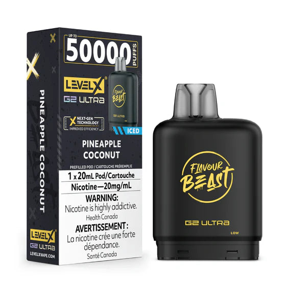 Level X Flavour Beast G2 Ultra - Pineapple Coconut Iced