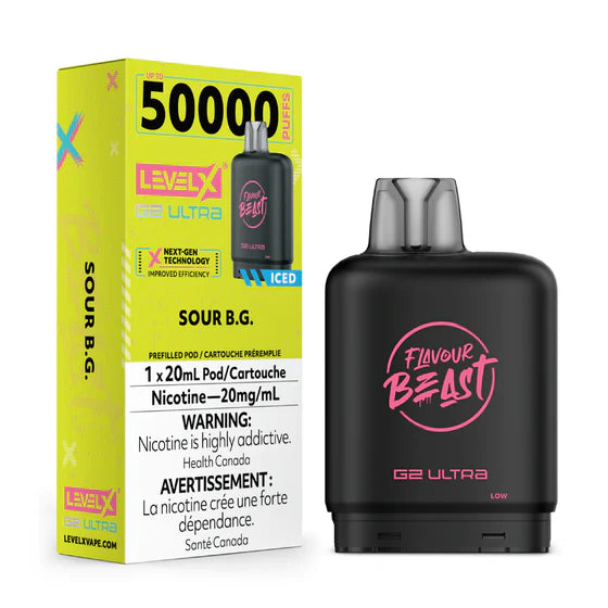 Sour B.G. Iced - Level X Flavour Beast G2 Ultra 50k