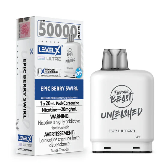 Level X Unleashed G2 Ultra - Epic Berry Swirl Iced