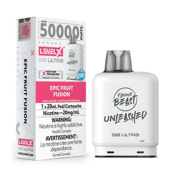 Level X Unleashed G2 Ultra - Epic Fruit Fusion Iced
