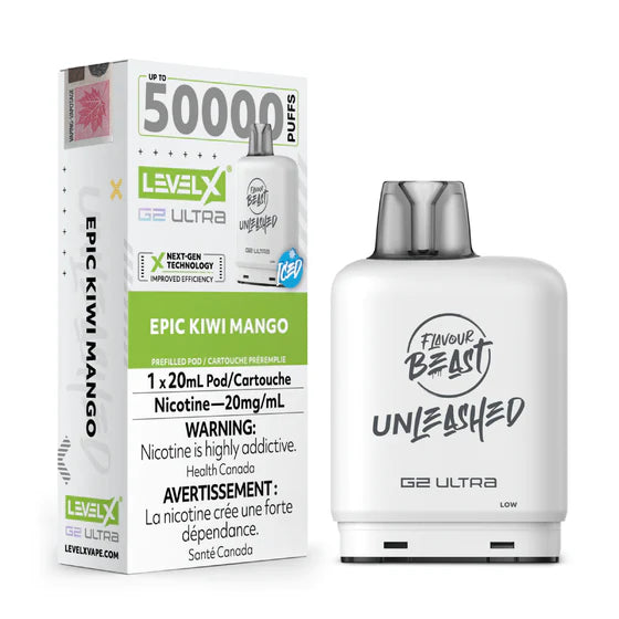 Level X Unleashed G2 Ultra - Epic Kiwi Mango Iced