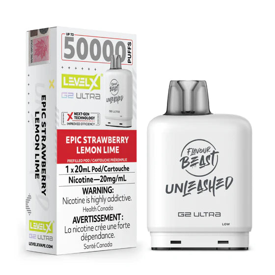 Level X Unleashed G2 Ultra - Epic Strawberry Lemon Lime