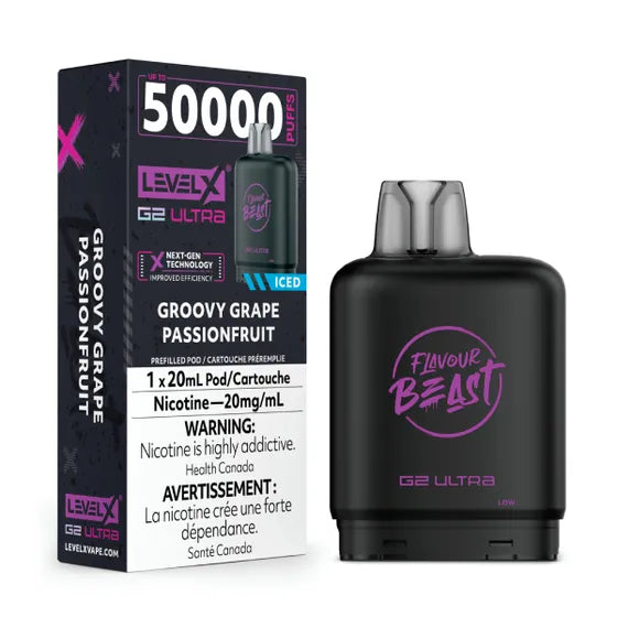 Groovy Grape Passionfruit - Level X G2 Ultra 50k Pod