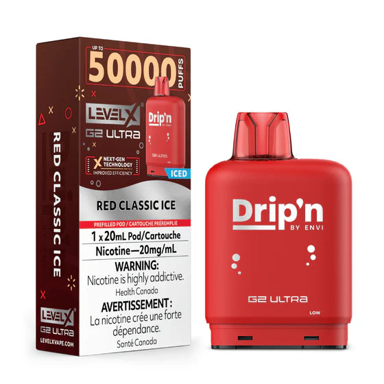 Level X Drip'n G2 Ultra - Red Classic Ice