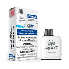 Level X Flavour Beast Unleashed Pod 14mL - Epic Berry Swirl