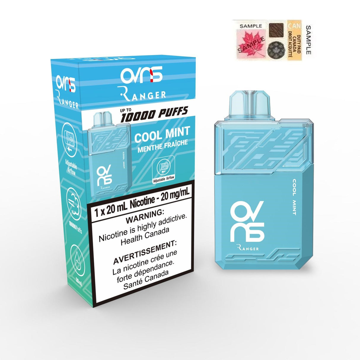 OVNS RANGER 10000 PUFFS - COOL MINT