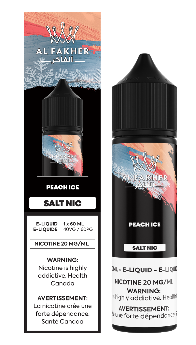 Peach Ice - AL Fakher Nicotine Salt E Juice 60mL