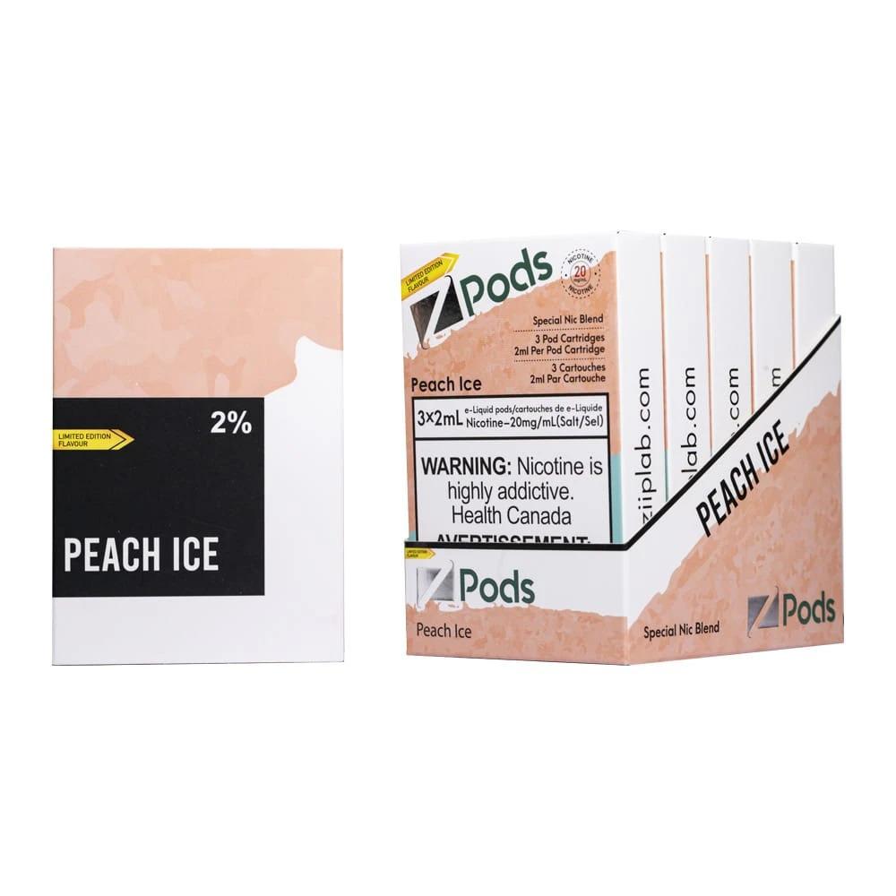 PEACH ICE - Z PODS ( SUPREME NIC BLEND)