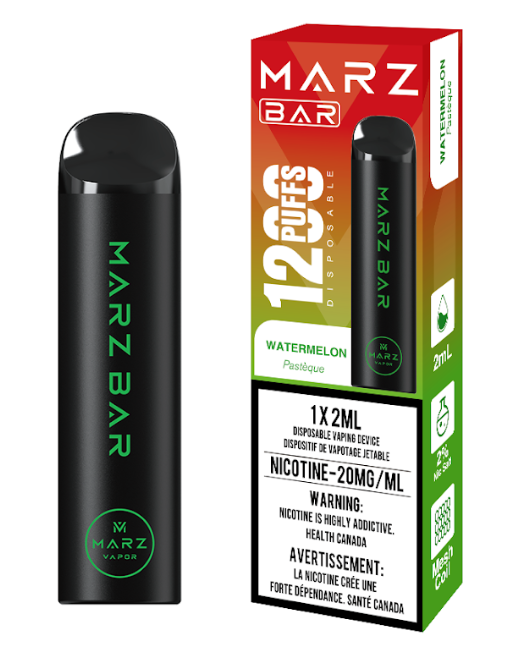 Marz Bar 1200 Puffs Disposable Vape - Watermelon