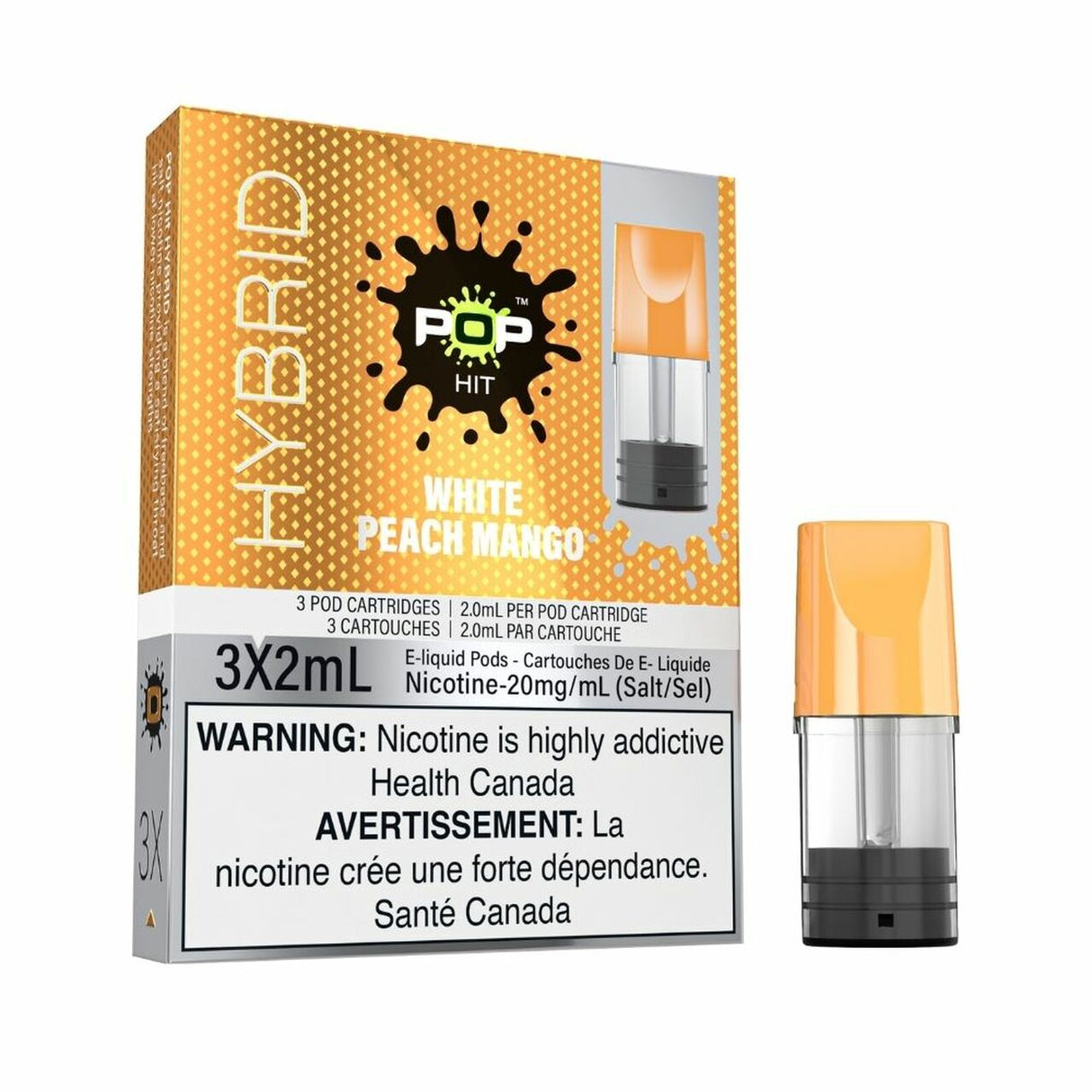 WHITE PEACH MANGO - POP HIT HYBRID PODS