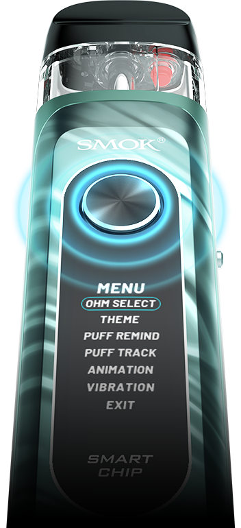 SMOK NOVO 6 0.96 Inch TFT Display Showing Menu