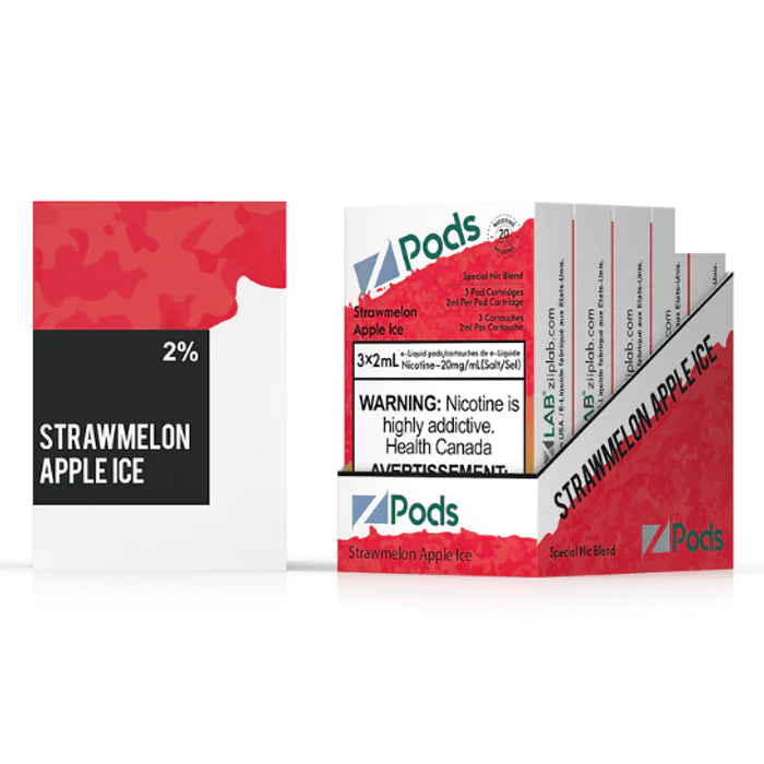 STRAWMELON APPLE ICE - Z PODS ( SUPREME NIC BLEND)