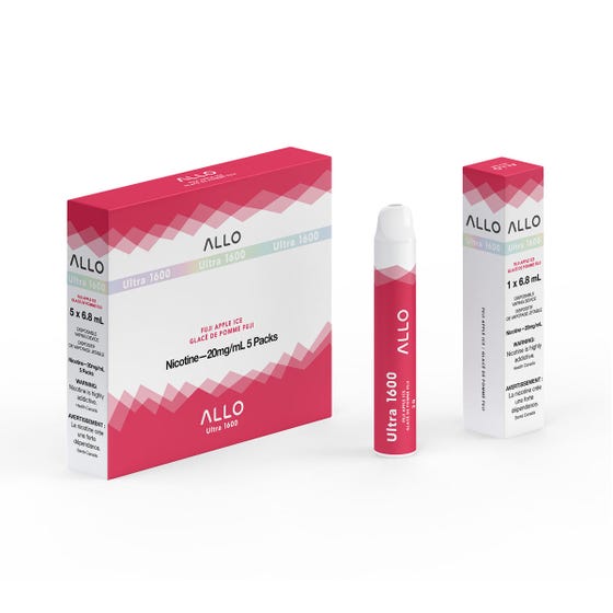 ALLO ULTRA 1600 DISPOSABLE - FUJI APPLE ICE