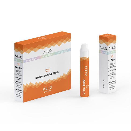 ALLO ULTRA 1600 DISPOSABLE - PEACH