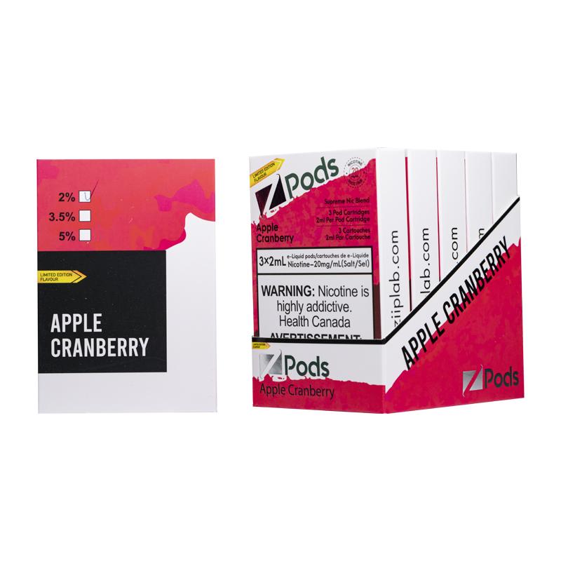 APPLE CRANBERRY - Z PODS ( SUPREME NIC BLEND)