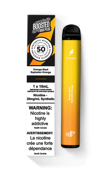 Orange Blast - Boosted Bar Plus Disposable Vape 10ml