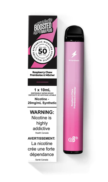 Raspberry Chew - Boosted Bar Plus Disposable Vape