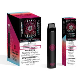 GRAPE RASPBERRY PEACH ICED ENVI APEX DISPOSABLE