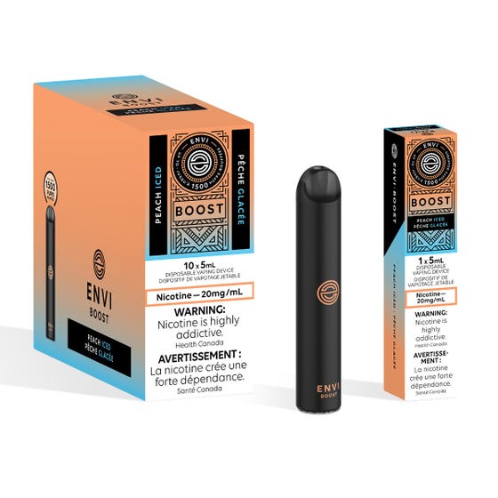 ENVI BOOST DISPOSABLE -PEACH ICE 2%