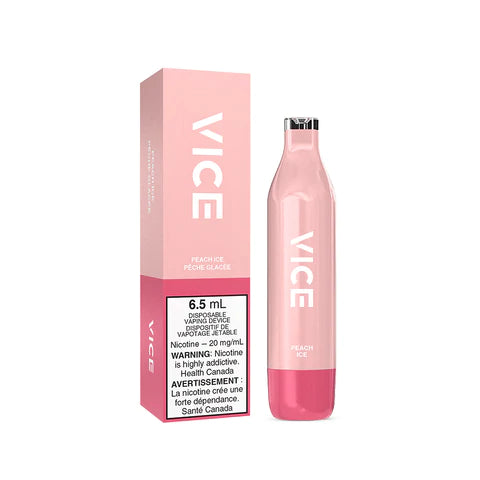 PEACH ICE - VICE DISPOSABLE 2500 PUFFS