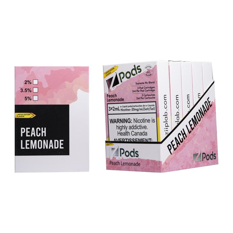 PEACH LEMONADE - Z PODS ( SUPREME NIC BLEND)