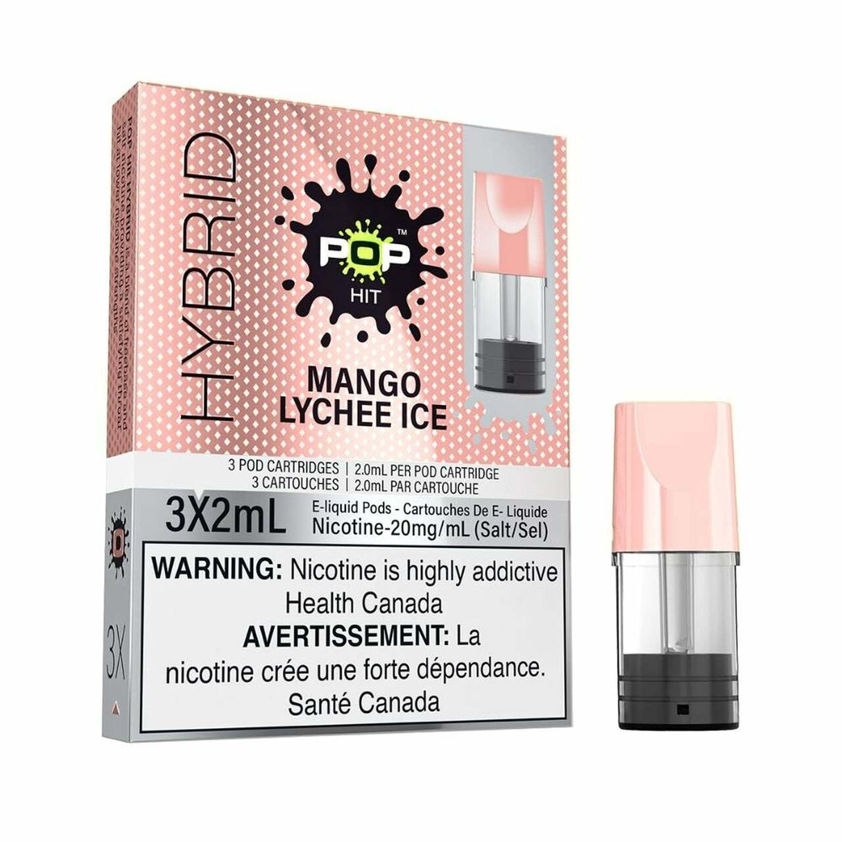 MANGO LYCHEE ICE- POP HIT HYBRID PODS