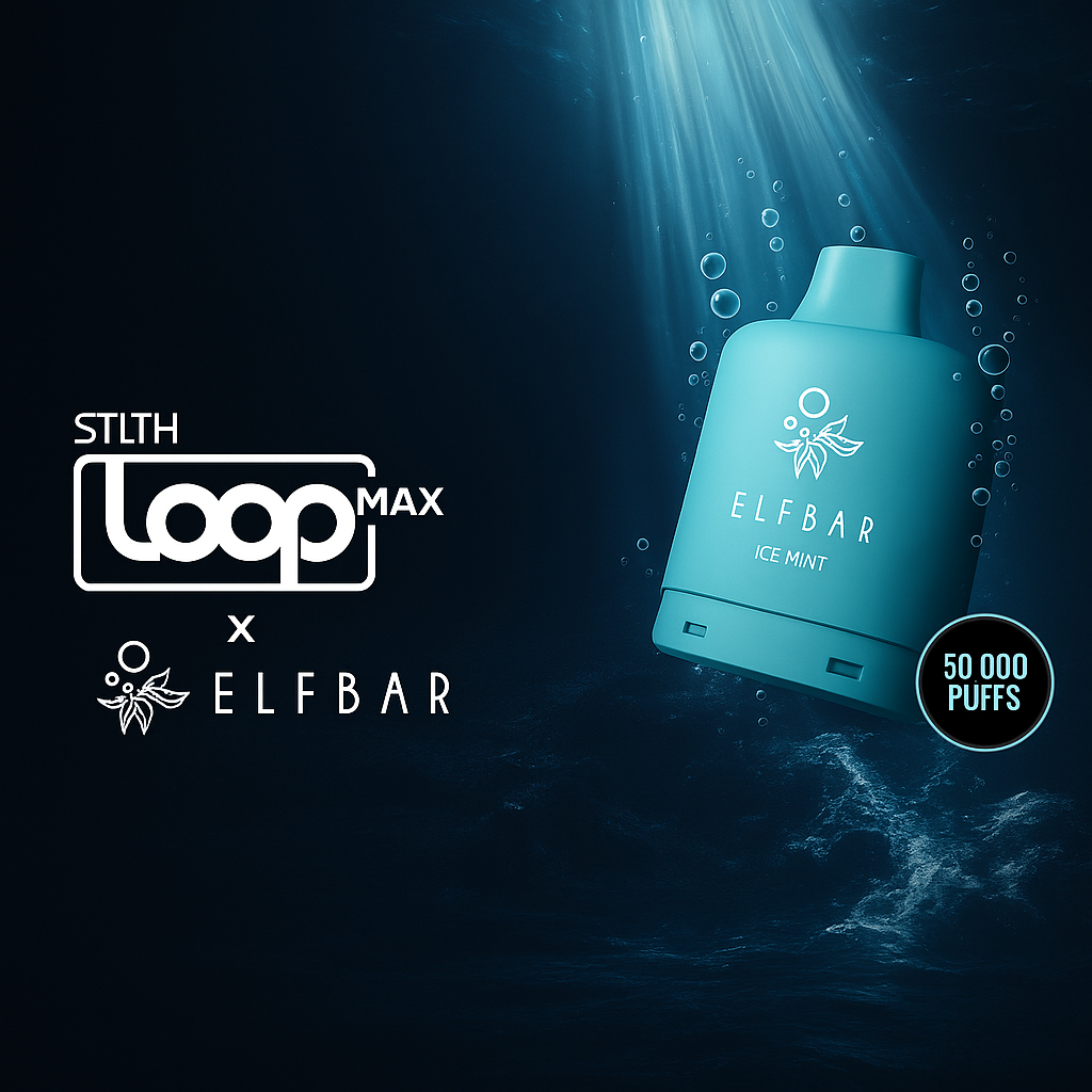 STLTH LOOP MAX & ELFBAR Collab - Prefilled 50K Puffs 20mL Pods Launched in Canada