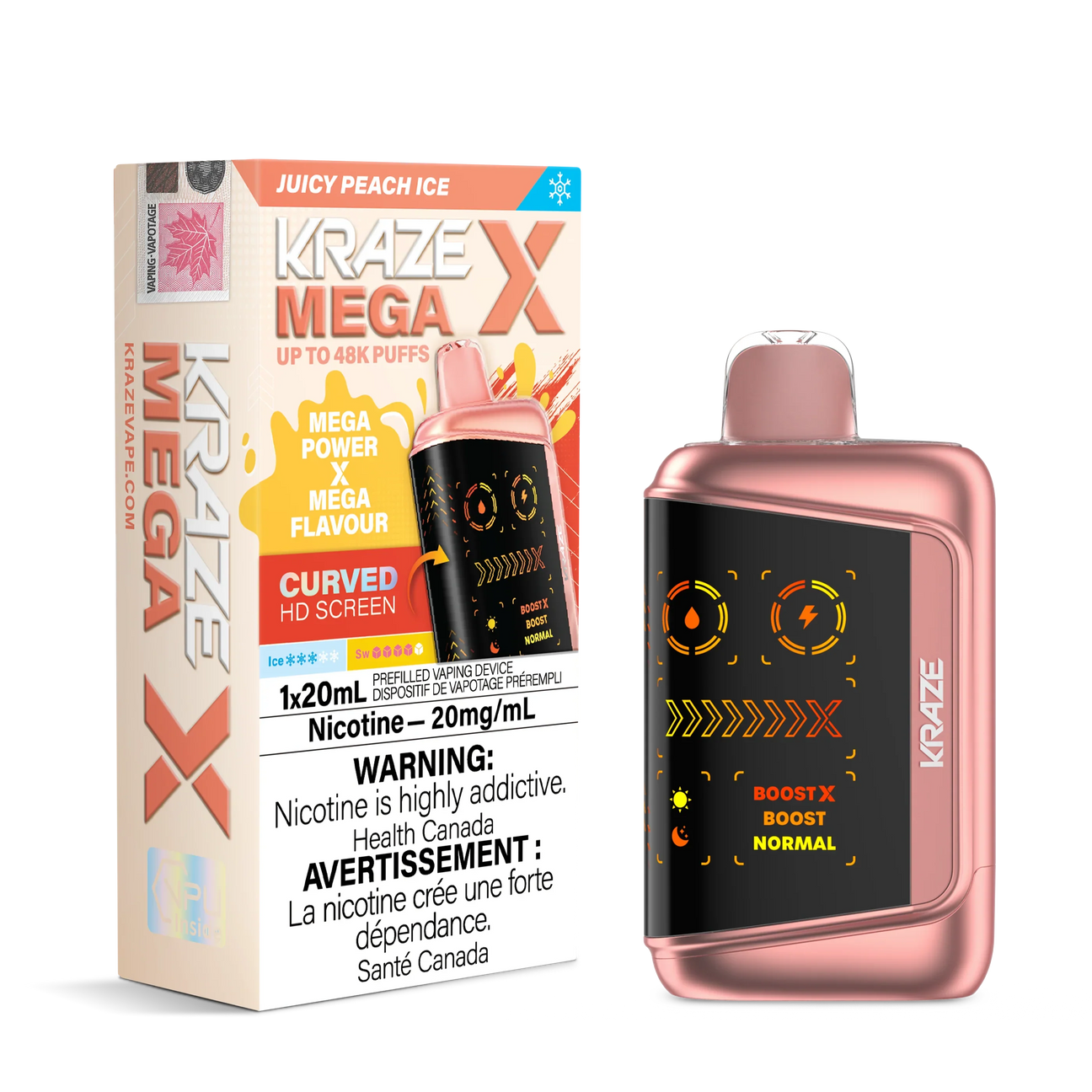 KRAZE Mega X - 48000 Puffs Disposable Vape
