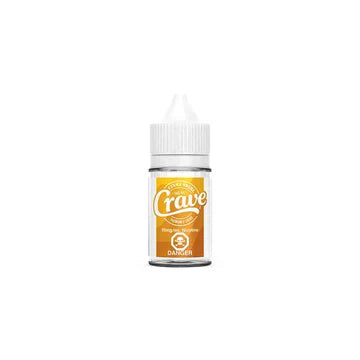 Crave Nic Salts e-liquid bottle featuring sweet and creamy dessert-inspired vape juice flavours for refillable pod systems and low-wattage devices.
