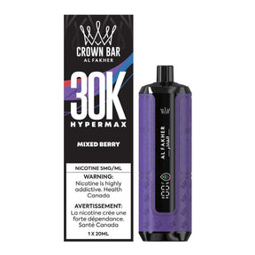 AL FAKHER Crown Bar Hyper Max 30K Disposable Vape – Mixed Berry