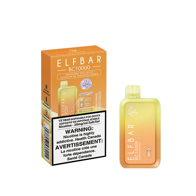 ELF BAR BC10000 Double Mango Disposable Vape - 10000 Puffs