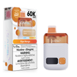 CAPSL 60K Ripe Mango disposable vape offering 60000 puffs and 20mg nicotine shown with the device and packaging.
