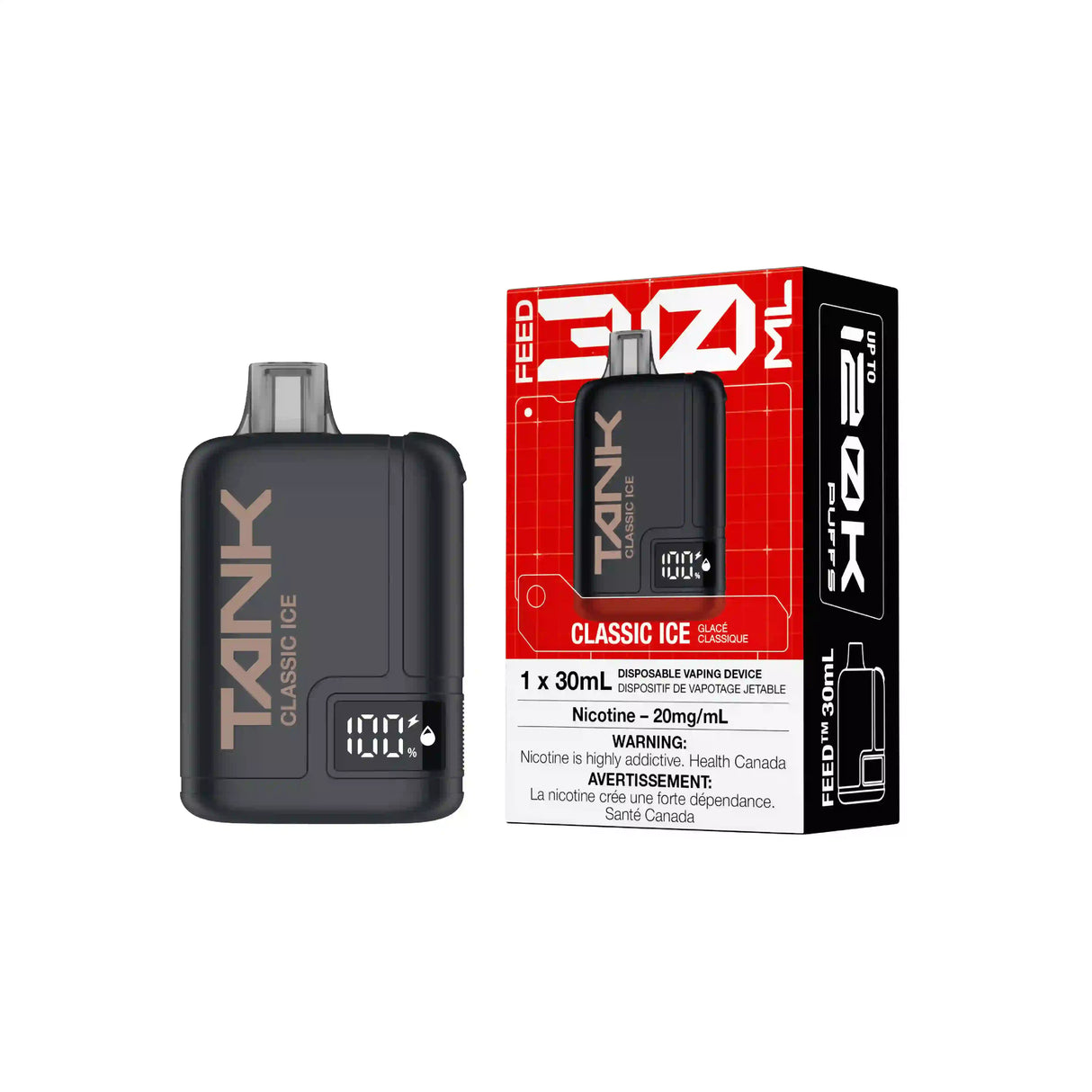 Classic Ice FEED Tank 120K Disposable Vape