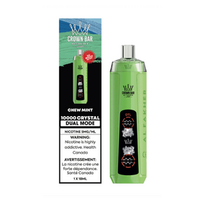 Chew Mint - AL FAKHER Crystal Crown Bar Disposable Vape 10000