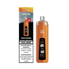 Mango Ice - AL FAKHER Crystal Crown Bar Disposable Vape 10000