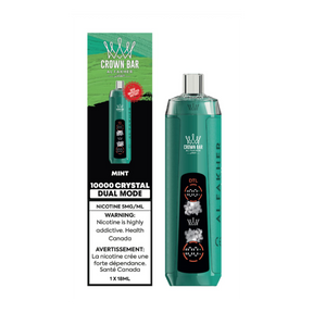 Mint - AL FAKHER Crystal Crown Bar Disposable Vape 10000
