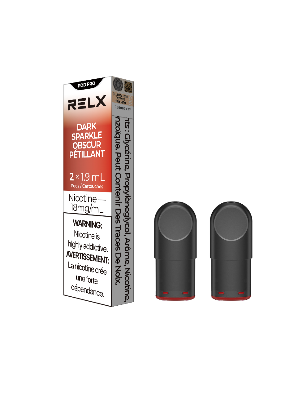 Relx Pods Pro - Dark Sparkle (Coke) (2 Packs)