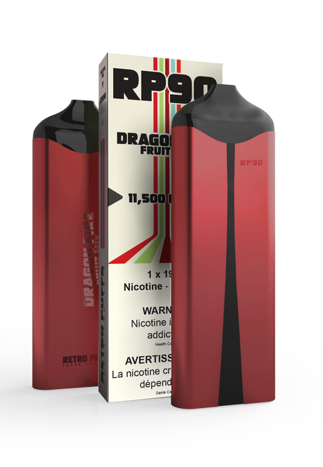 Boosted RP90 Disposable Vape - Dragon Fire, 11,500 Puffs