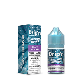 Drip'n by Envi Frozen Series - Grape Ice Nic Salt E-Liquid 30mL