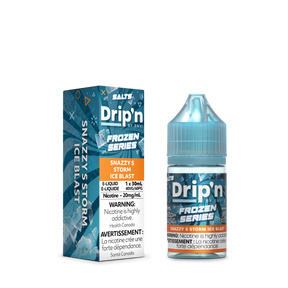 Drip'n by Envi Frozen Series - Snazzy S Storm Ice Nic Salt E-Liquid 30mL