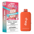 Drip’n Daily 30mL Disposable Just Strawberry Kiwi disposable vape with 100,000 puffs and dual mesh coil in Canada